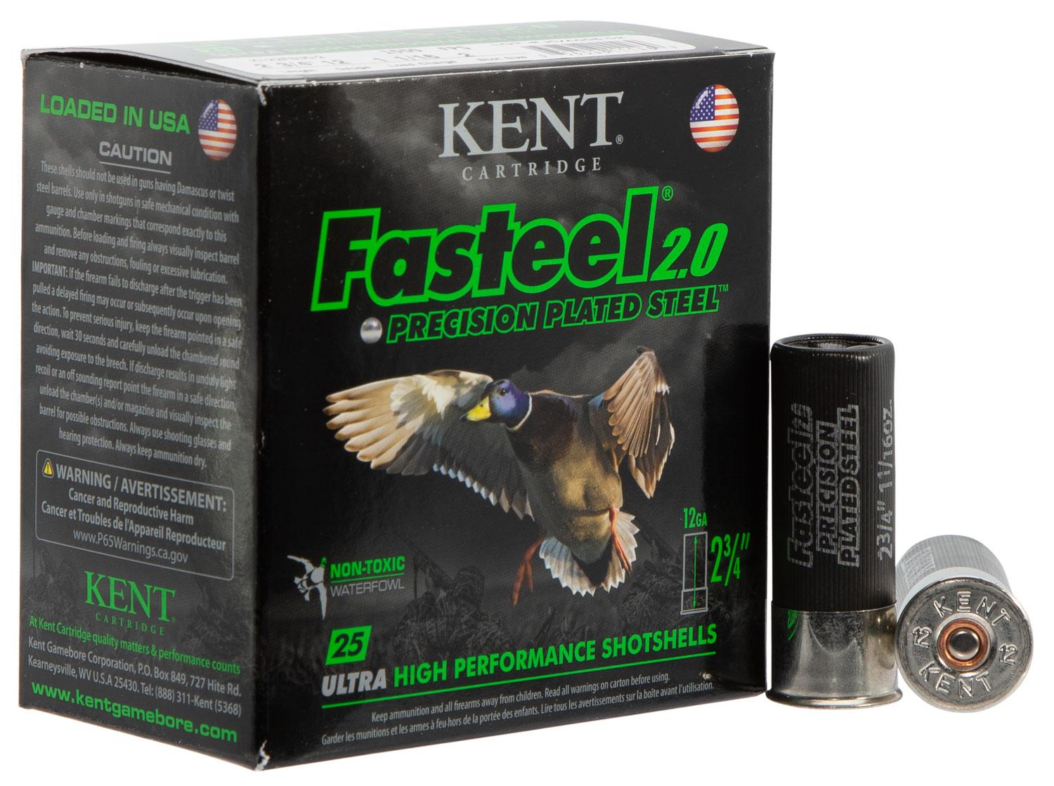 Kent Fasteel 2.0 Shotshells K122FS302, 12 Gauge, 2-3/4