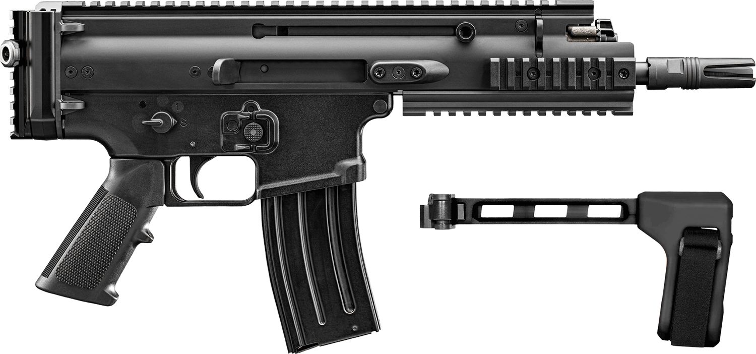 FN Herstal SCAR 15P Pistol 38101884, 5.56x45mm, 7.50", SB Tactical Brace Stock, 10 Rds