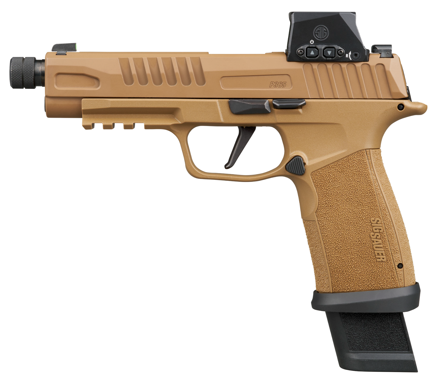 Sig Sauer P365 FUSE TacOps Semi-Auto Pistol 365XF9CTACTBRXSL, 9mm, 5.1 ...