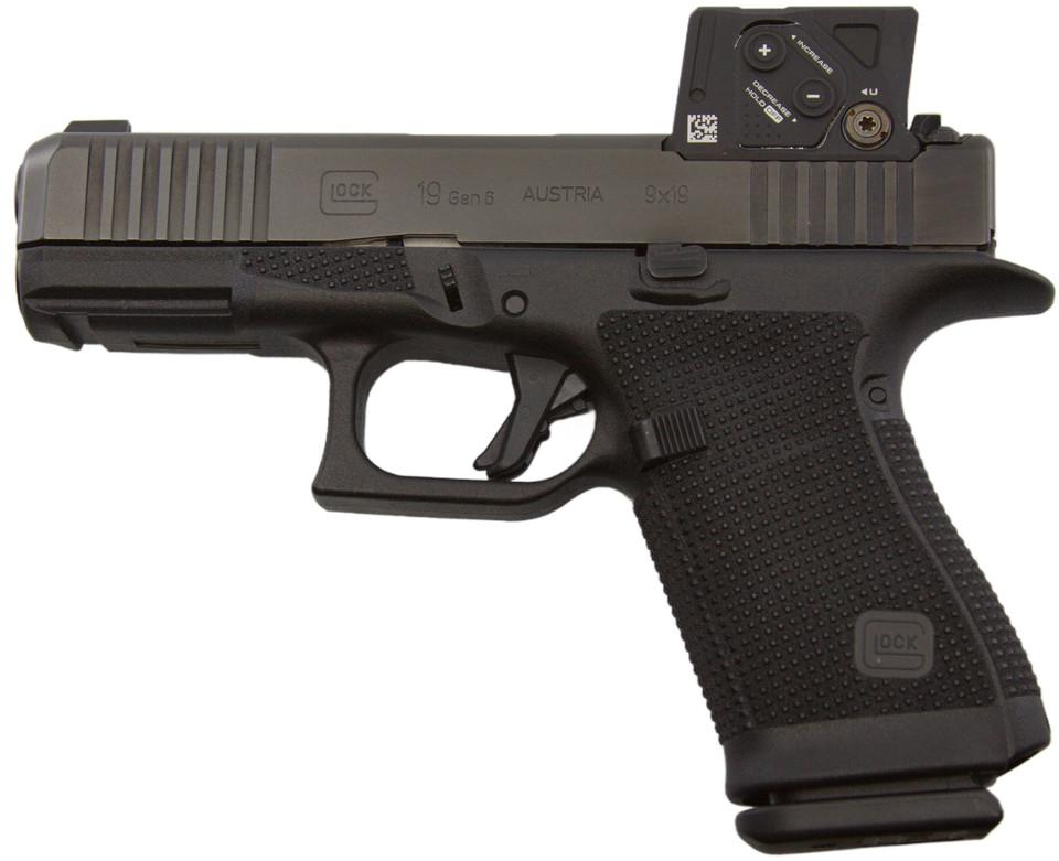 Glock 19 Gen6 Pistol w/Front Serrations P61950203, 9mm, 4.02 in
