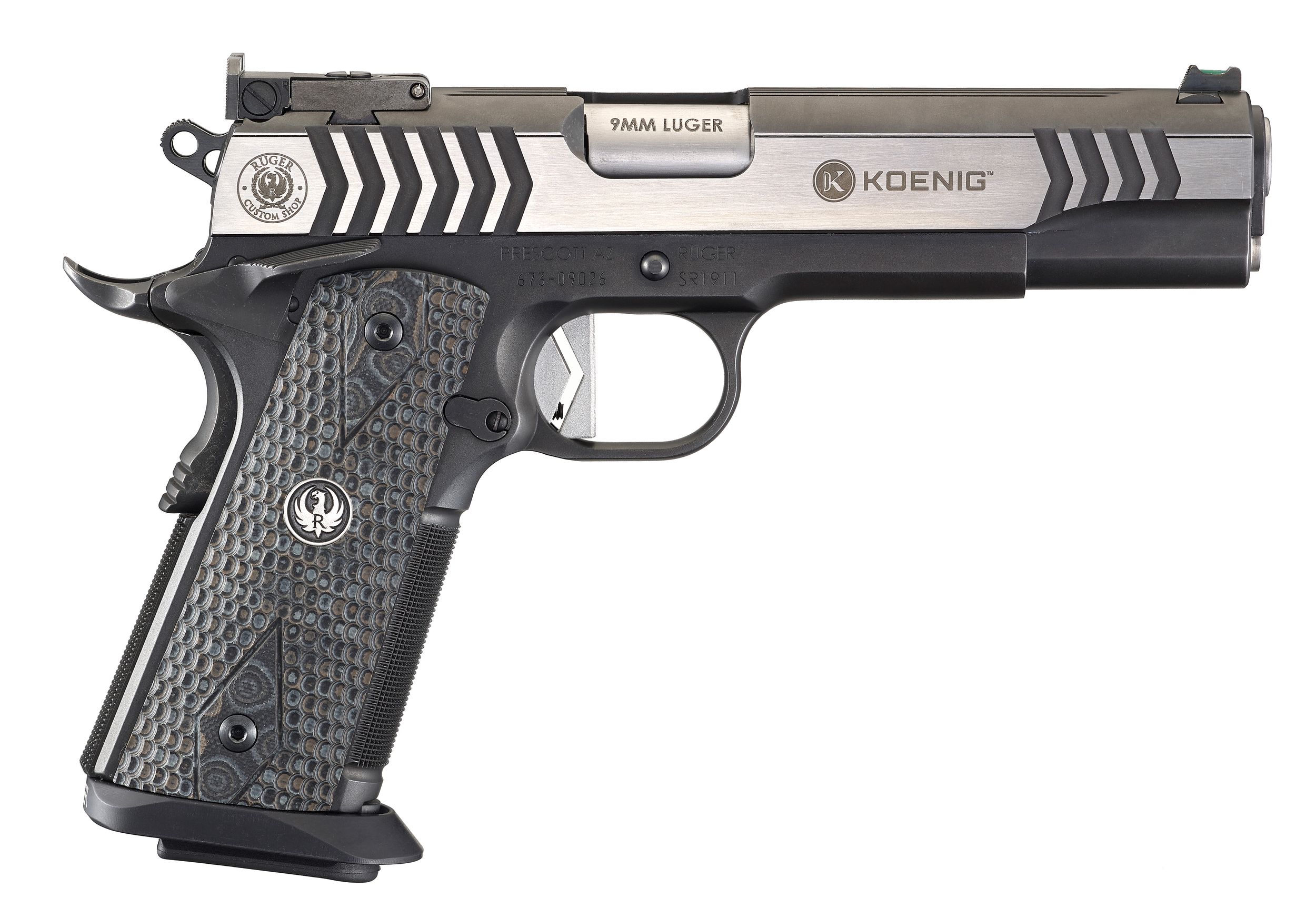Ruger SR1911 Koenig Ultimate Champ Pistol 6766, 9mm, 5in, 9 Rds