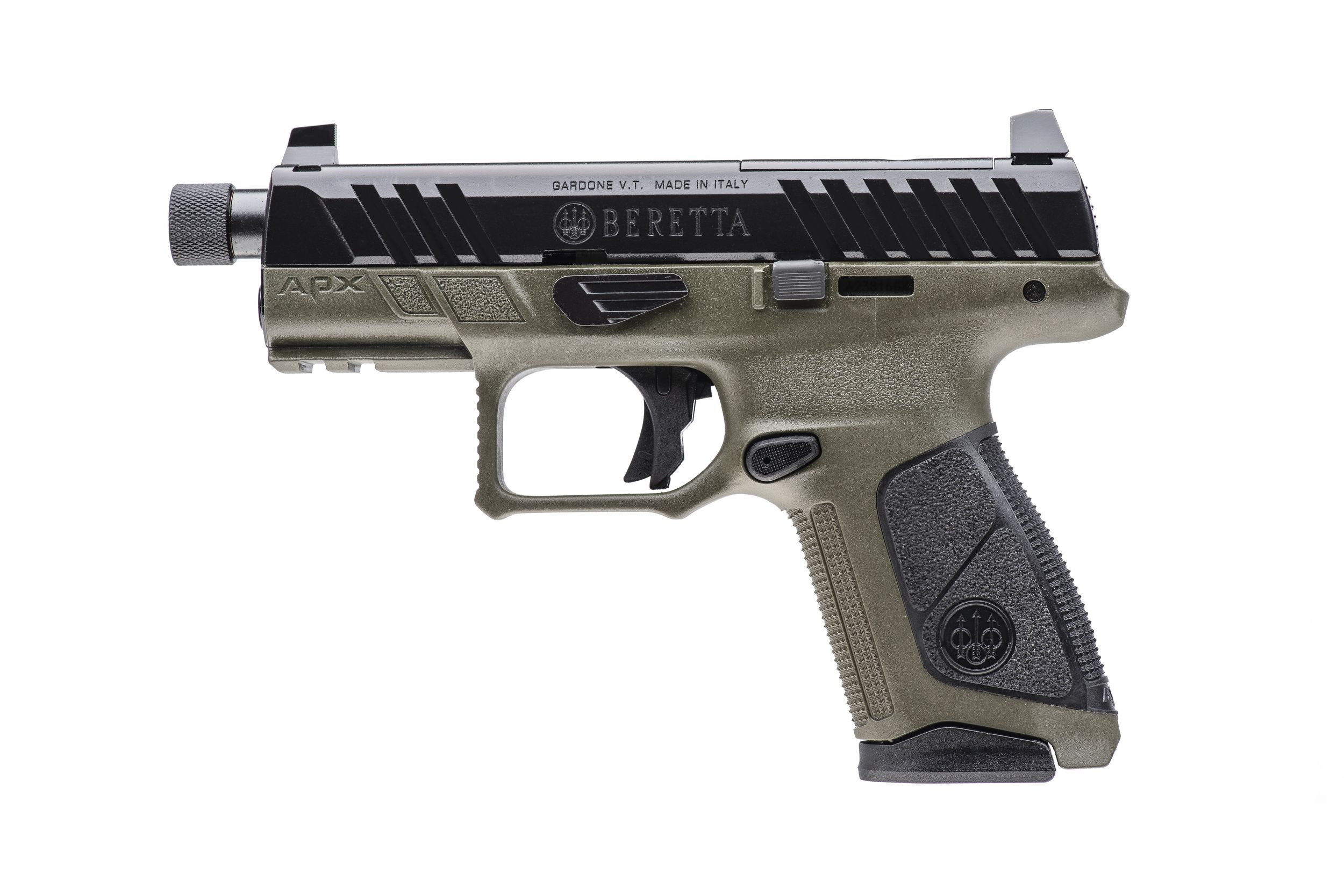 Beretta APX A1 Compact Tactical Optic Ready Pistol JAXA1C917TAC, 9mm, 4.2in, Polymer Frame, Threaded, 15 Rds