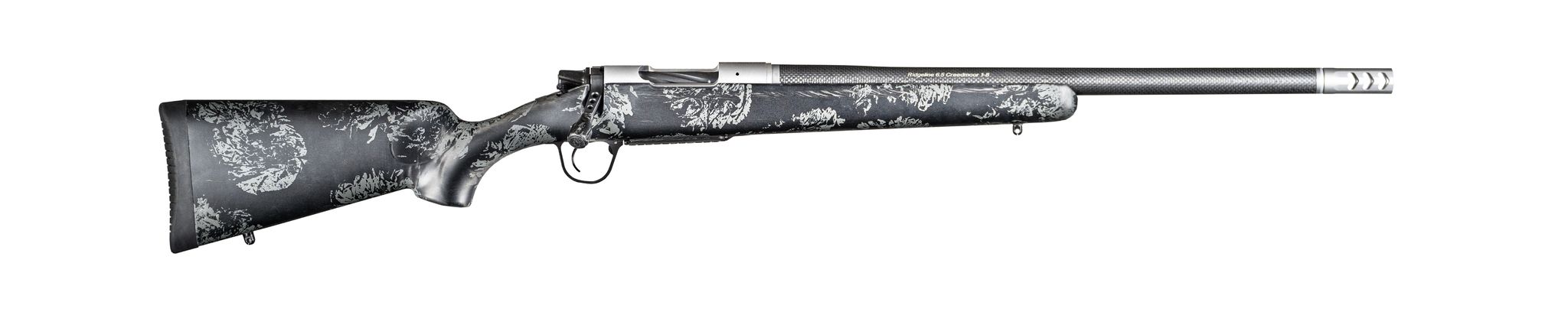 Christensen Ridgeline Rifle 801-06307-00, 6mm Creedmoor, 20", Carbon Stock W/gray Accents, 4 Rds