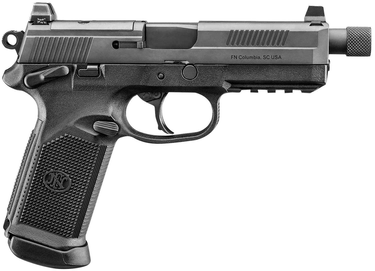 FN Herstal FNX w/Optic Optic Ready Pistol 66102271, 45 ACP, 5.30in, Matte Black Finish, 15 Rds