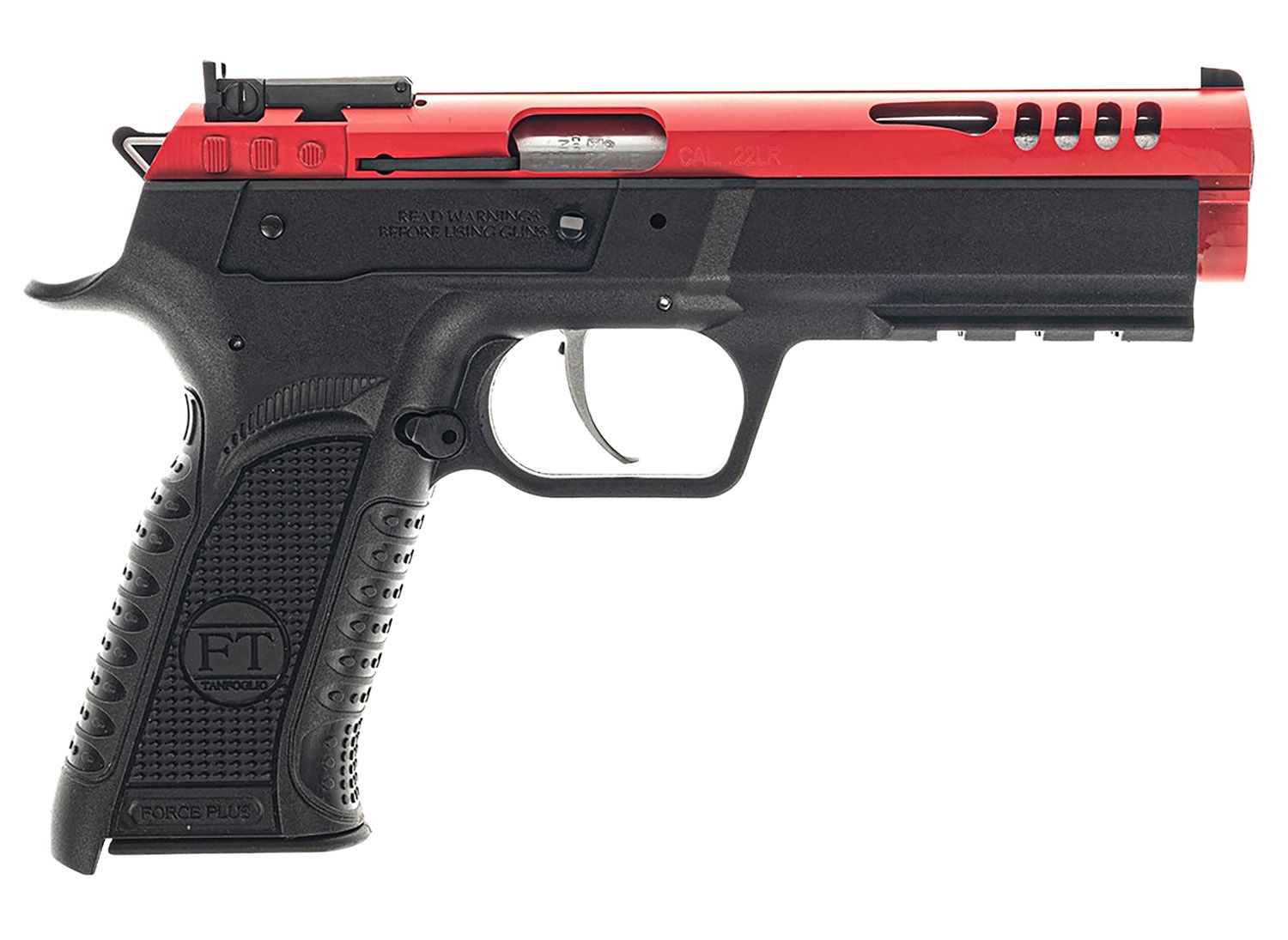 EAA Force F Pistol TFFORCE9, 9mm Luger, Steel Slide, Red Finish, Black Frame, 16 Rds
