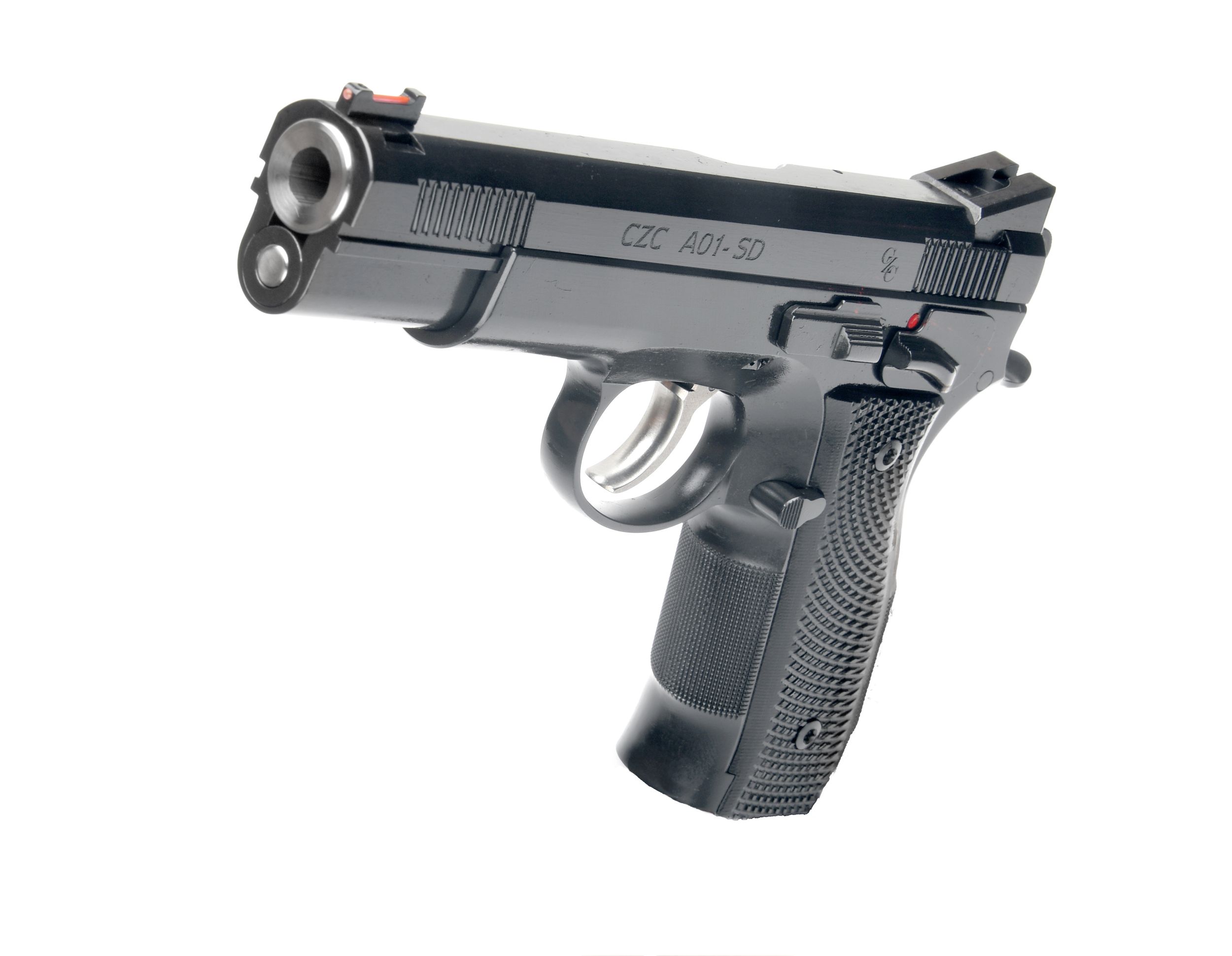 CZ A01-SD Custom Pistol 96331, 9mm, 4.92", Steel Frame, G10 Grips 19 Rds