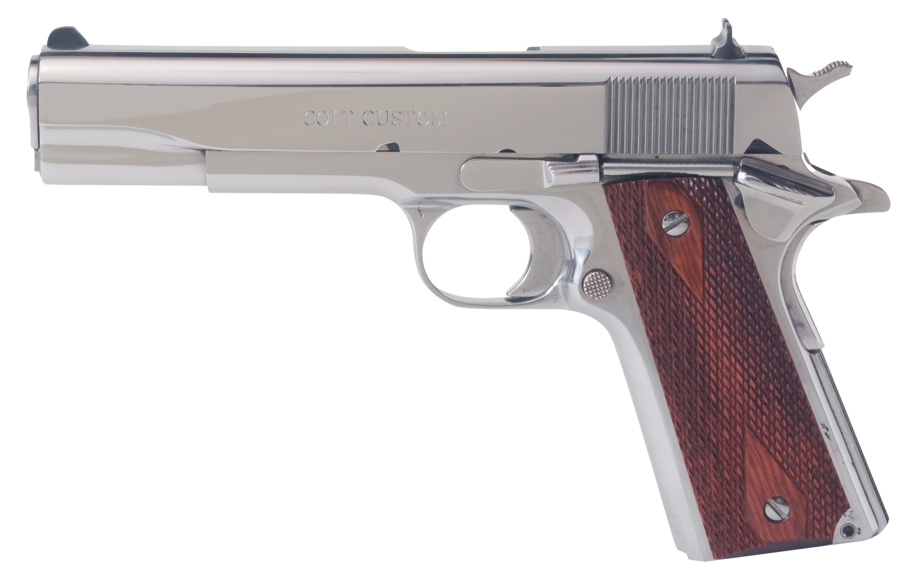 Colt Government Pistol O1070BSTS, 45 ACP, 5 in, Rosewood Grip