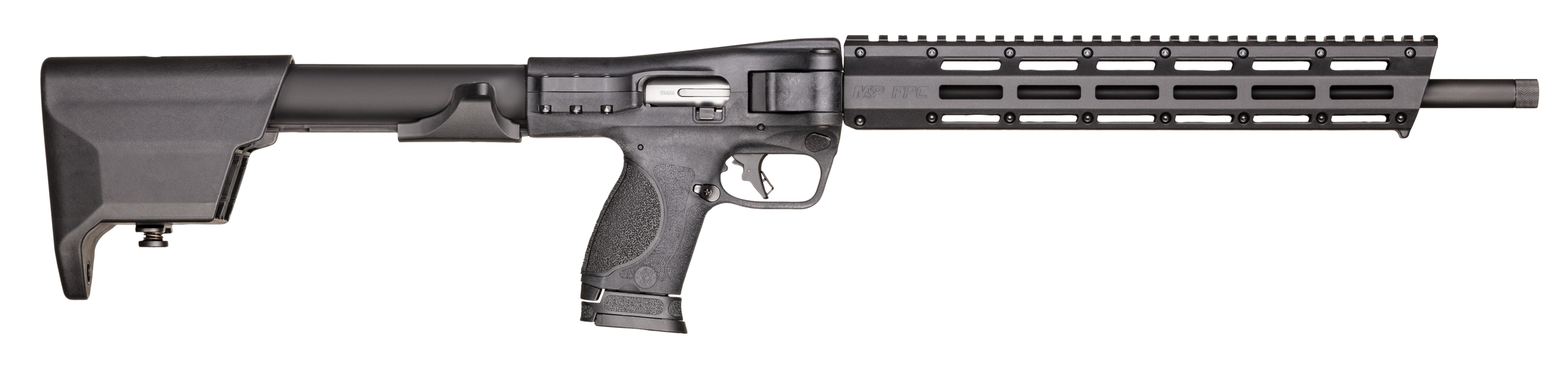 Smith & Wesson M&P FPC Rifle 12575, 9mm, 16.25 in, Collapsible Stock, Black Finish, 23 Rd