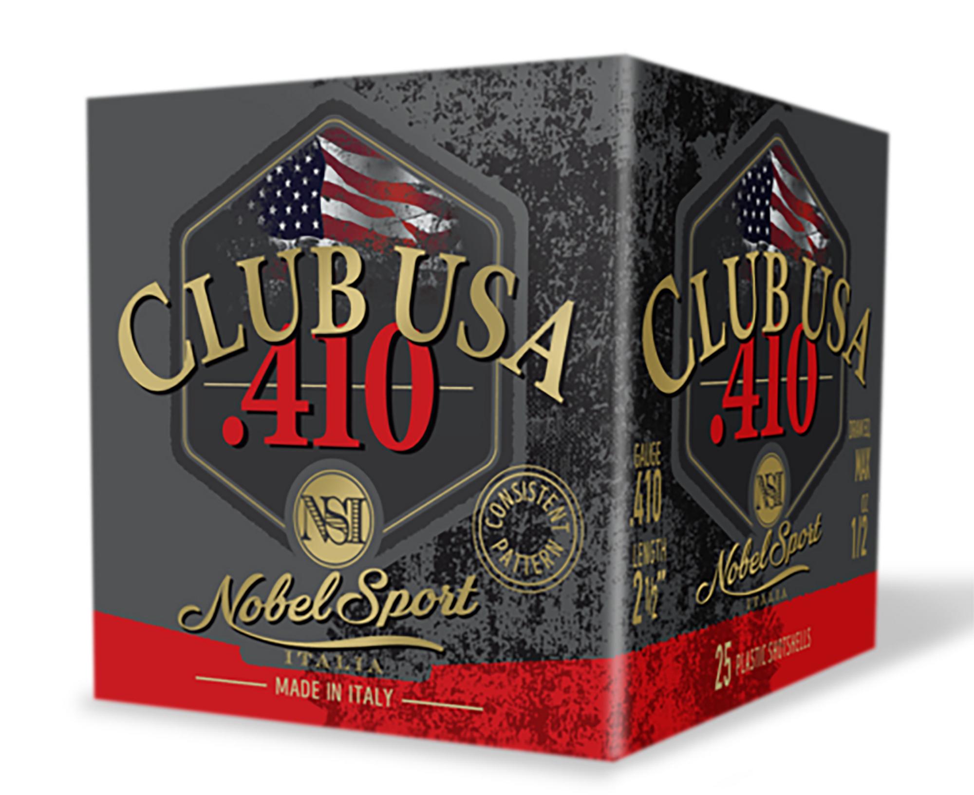 Nobel Sport Club USA Shotshells ANS4126, 410 Gauge, 2-1/2