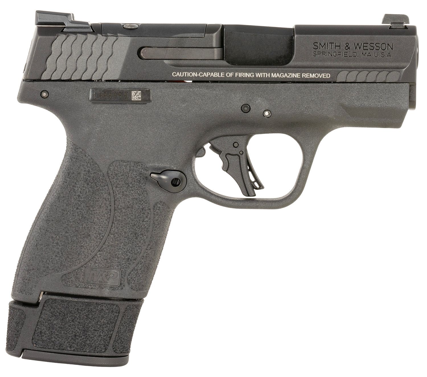 Smith and Wesson M&P9 Shield Optic Ready Pistol 14196, 9mm Luger, 3.10in, 10 Rds