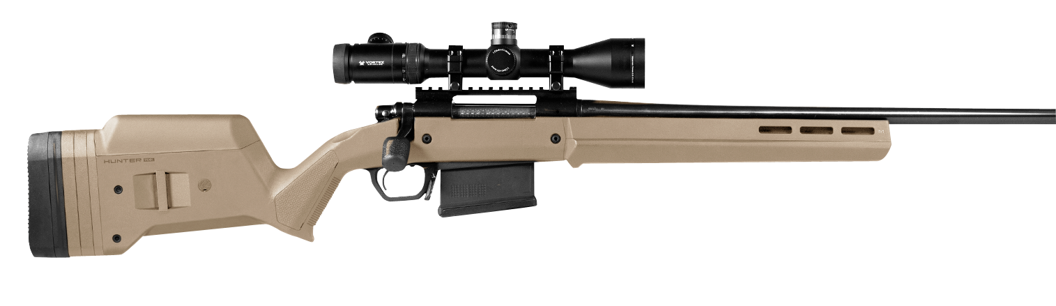 Magpul Hunter Rifle Stock For Ruger American Short Action, FDE (MAG931-FDE)