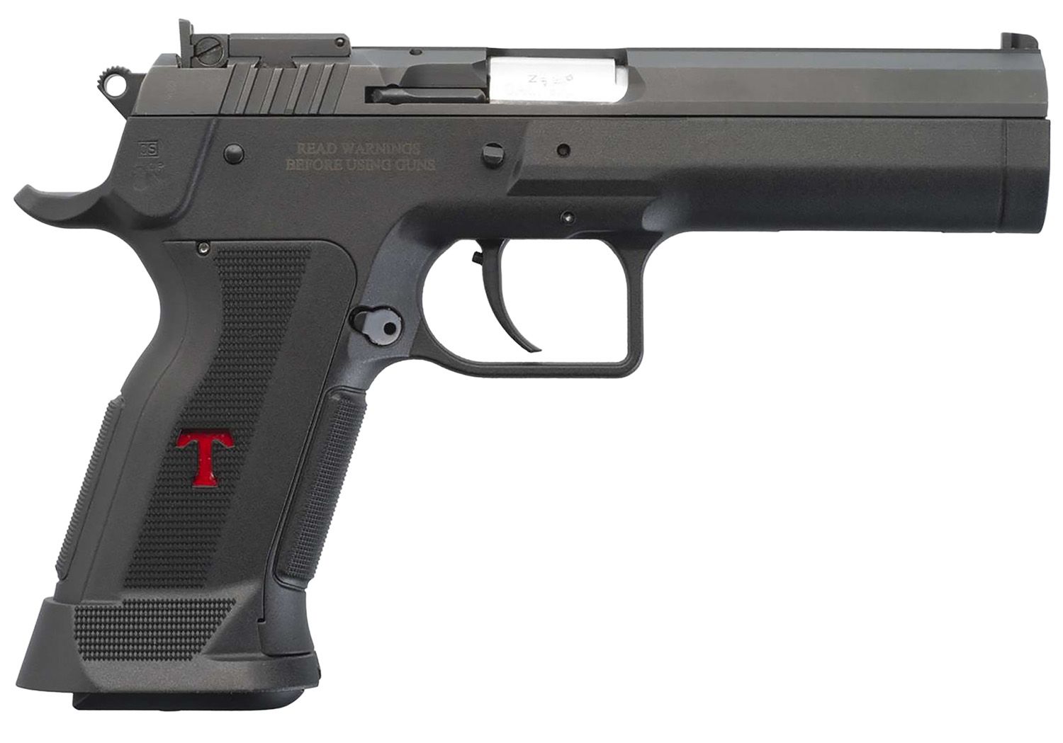 EAA Stock III Pistol TFSTOCK3P10, 10mm Auto, Black Polymer Grips, Black Finish, 13 Rds