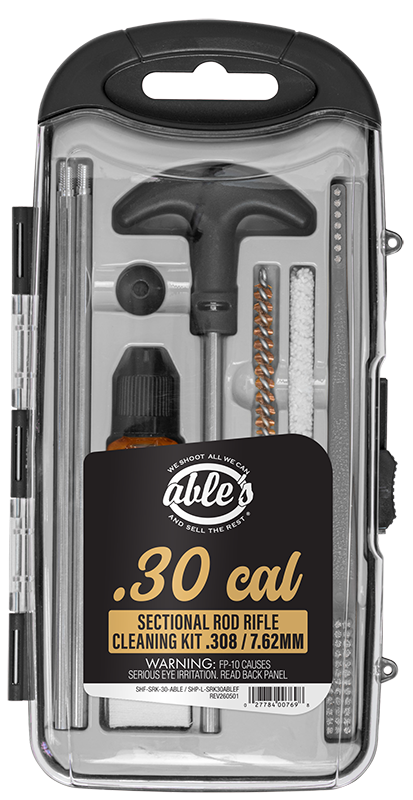 Shooters Choice SHF-SRK-30-ABLE .30 Caliber Rifle Cleaning Kit