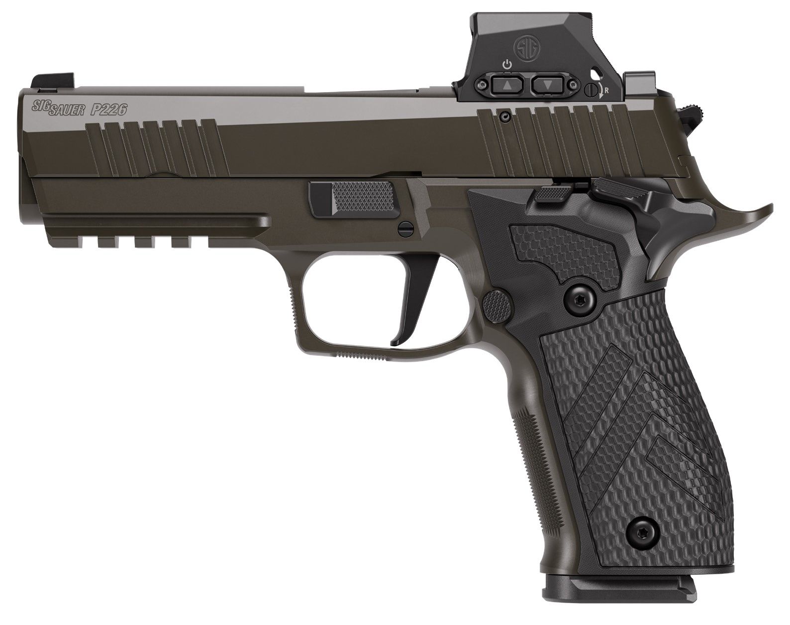 Sig Sauer P226X Legion RXSL Pistol 226X-9-LEGION-SAO-RXSL, 9mm, 4.4in, Black G10 Legion Grips, 18 Rds