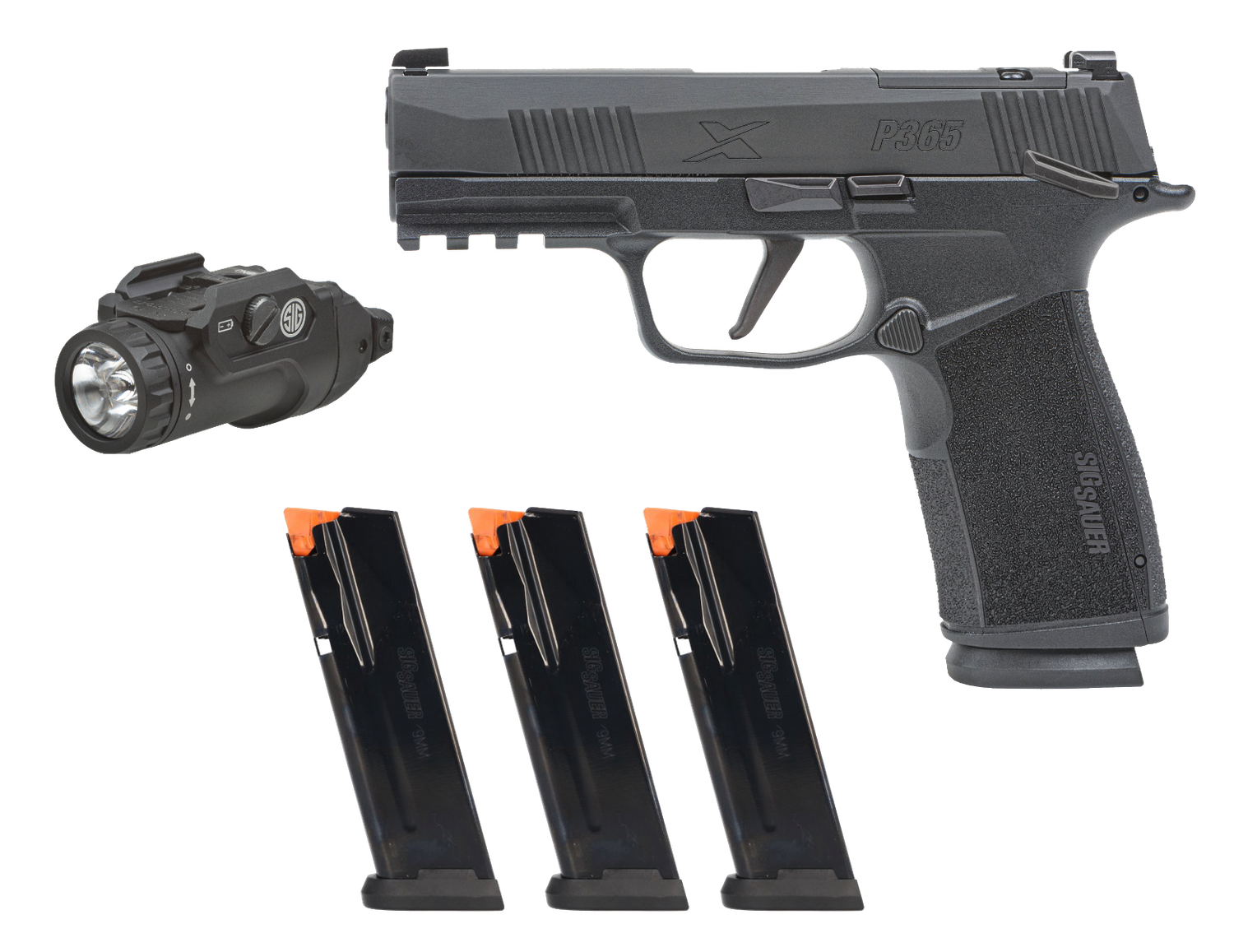 Sig Sauer P365 Macro TacPac Semi-Auto Pistol 365XCA9BXR3MSTACPAC, 9mm, 3.7 in, w/Sig Foxtrot, 3/17 Rds