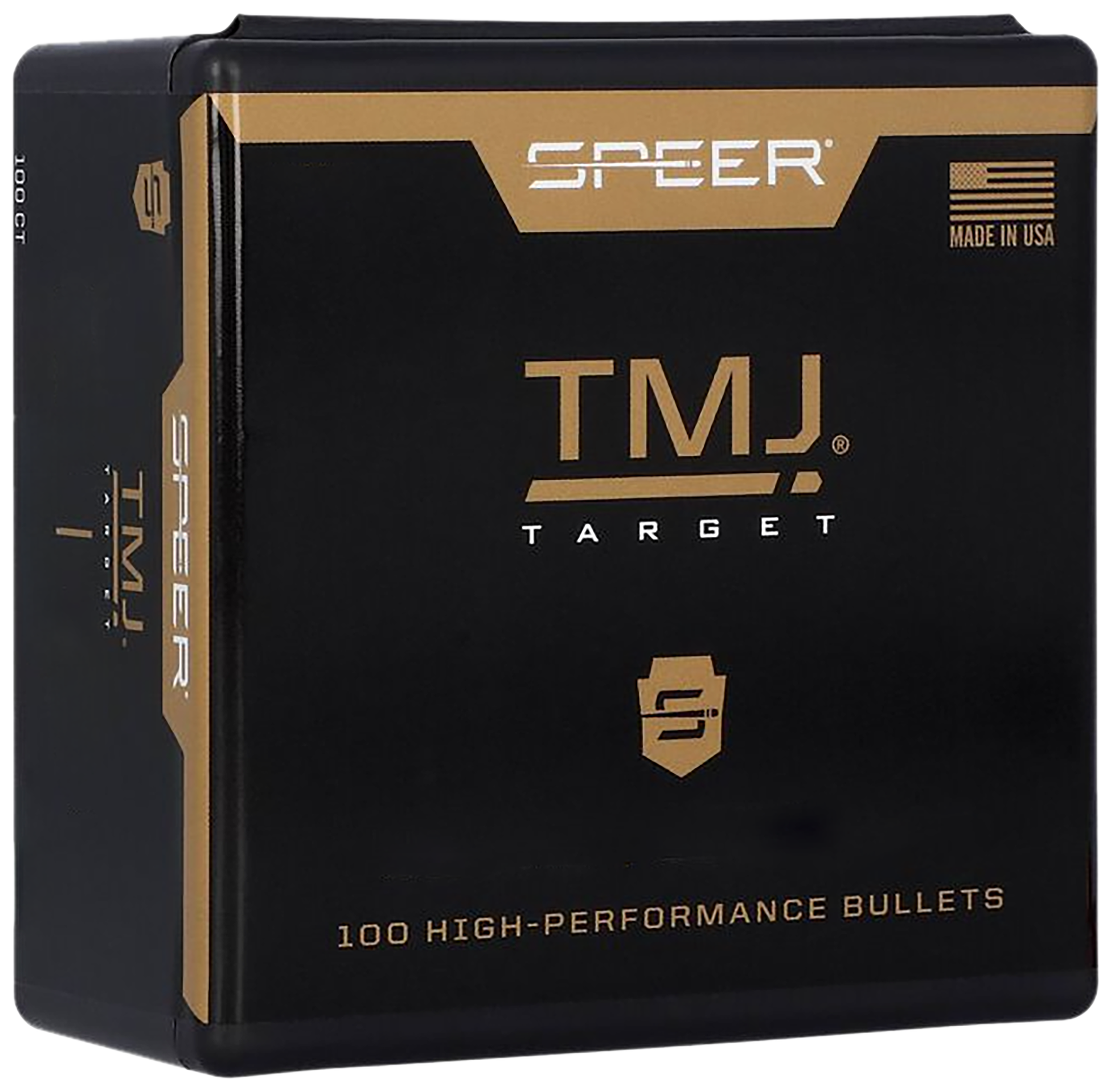 Speer Encased Core Full Jacket Flat Nose Bullet 400 Caliber 155 Grain 100 Per Box (4399), Not Loaded