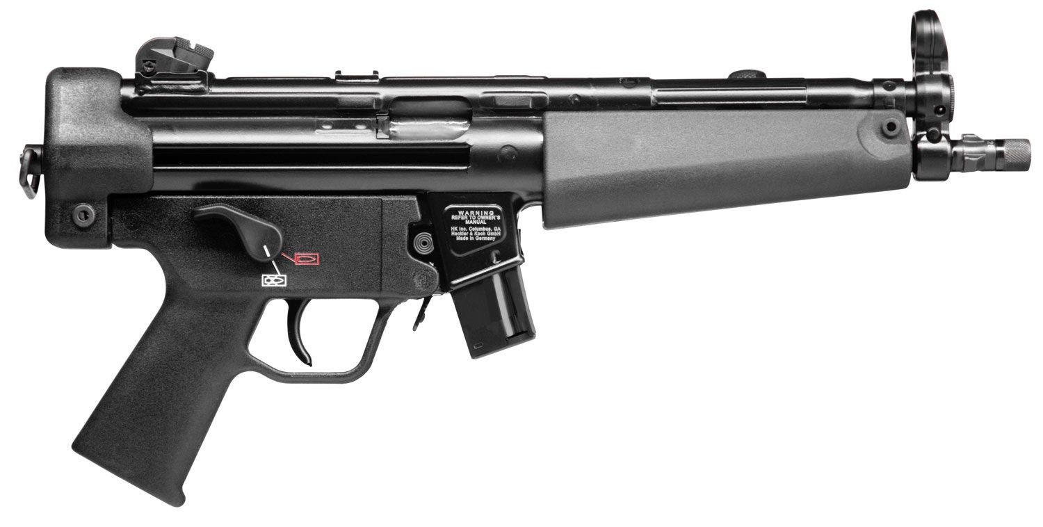 Heckler & Koch SP5 Pistol 81000478, 9mm, 8.86in, Pistol Grip, 10 Rds