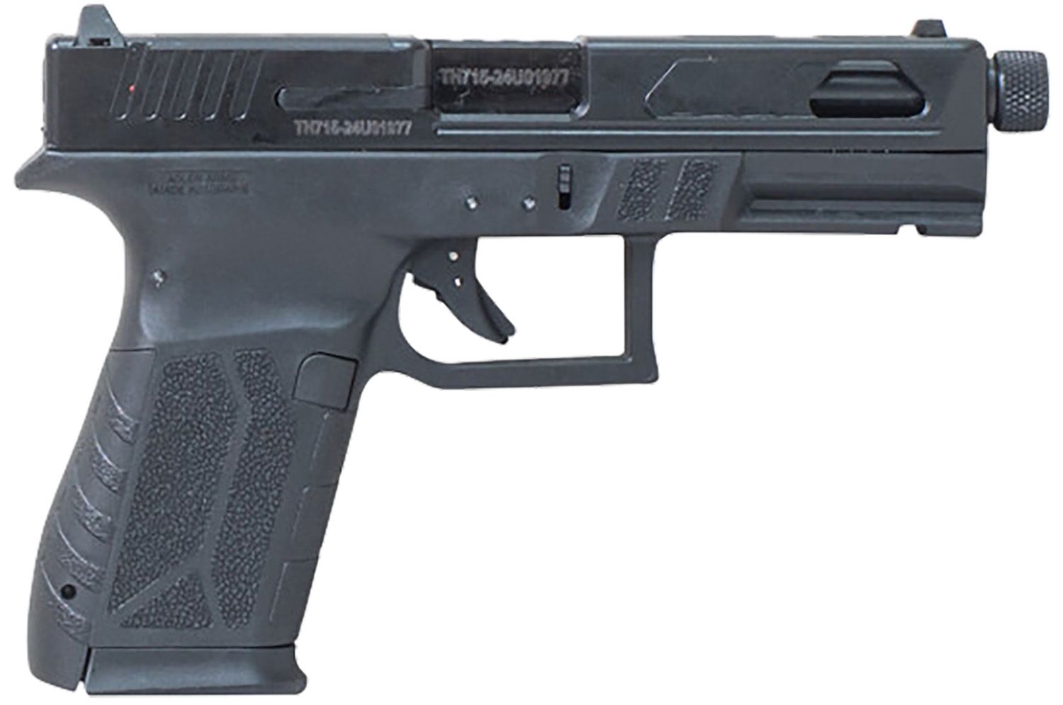 Puma Rifles P9x19 Pistol APM9MFSPBLK, 9mm Luger, 4.50in, Black Grips, Black Finish, 15 Rds