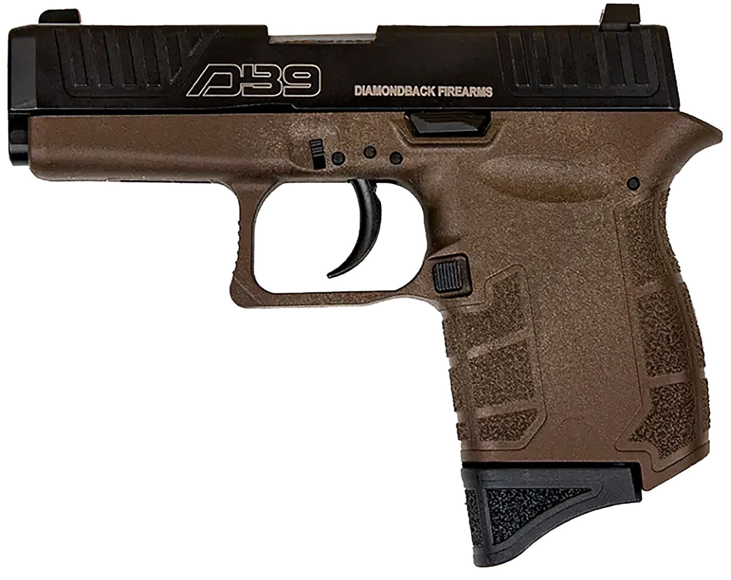 Diamondback DB9 Gen4 Pistol DB0200P071, 9mm Luger, 3.10in, Midnight Bronze Polymer Frame & Grips, Midnight Bronze Finish, 6 Rds