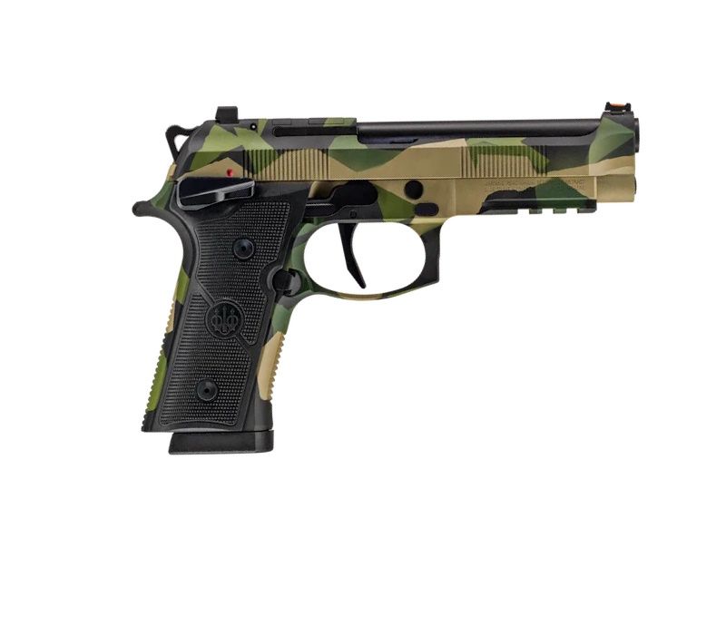 Beretta 92Xi Combat Series Pistol SPEC0741A10, 9mm, 4.7in, Textured Black Polymer Grips, 10 Rds