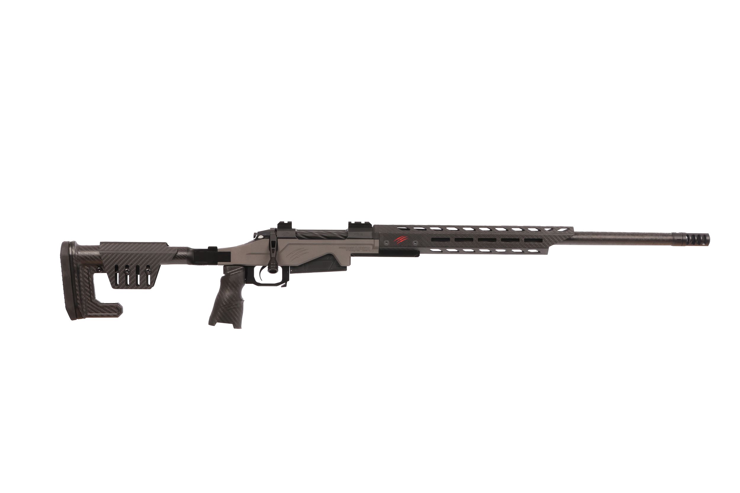 Fierce Reaper H-Tac Rifle FRHT25CM22BL, 25 Creedmoor, 22" C3 Carbon Barrel, Carbon Fiber Folding Stock, 3 Rds