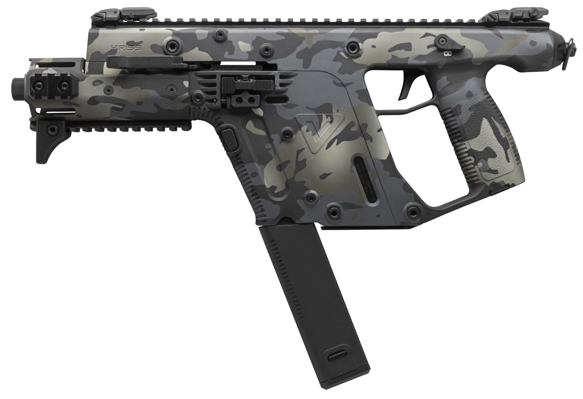 Kriss USA Vector SDP Enhanced Pistol KV10-PMCBLK30, 10mm, 6.5in, Black Mc Polymer, 33 Rds