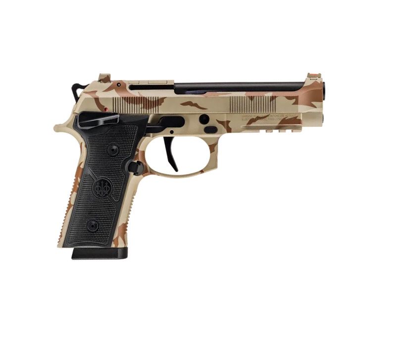 Beretta 92Xi Combat Series Pistol SPEC0743A10, 9mm, 4.7in, Textured Black Polymer Grips, 10 Rds