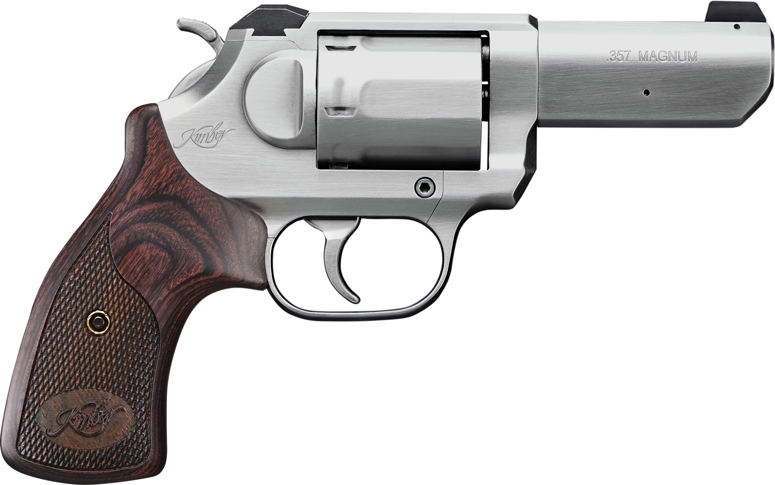 Kimber 3400016 K6S DASA Revolver, 357 Magnum, 3 in Barrel, Brushed