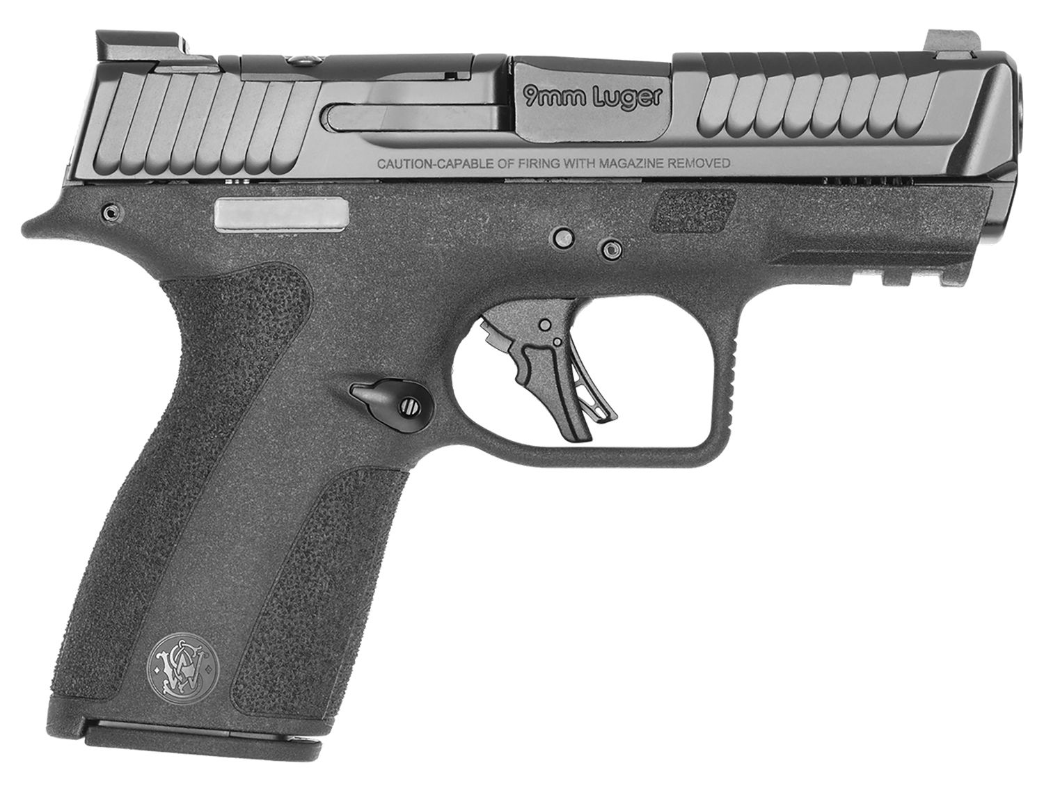 Smith & Wesson M&P9 Shield X Optic Ready Pistol 14263, 9mm, 3.6", Black Grips, Black Finish, 15 Rds