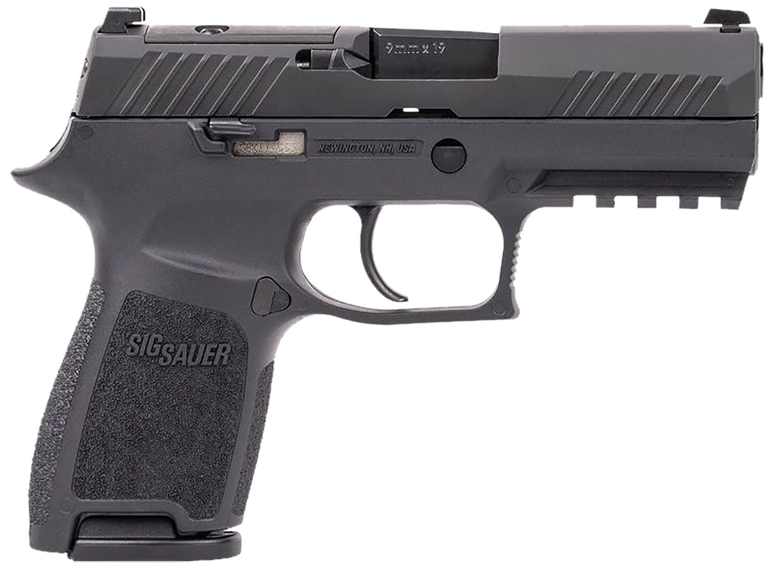 Sigarms P320 Optic Ready Pistol 320C9BSSP10, 9mm Luger, 3.90in, Black Polymer, Black Finish, 10 Rds