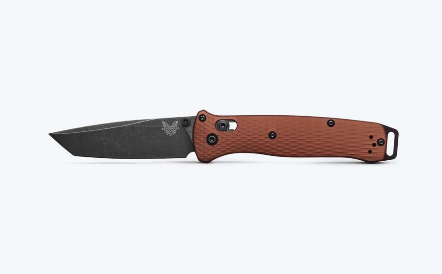 Benchmade Bailout Folding Knife w/Stainless Steel Black Tanto Blade, Burnt Copper Aluminum Handle (537BK-07)