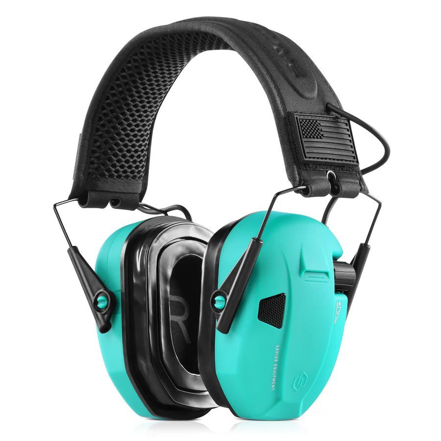 Savior Equipment Apollo Electronic Sound Suppressors, Teal (EM-APOLLO-TE)