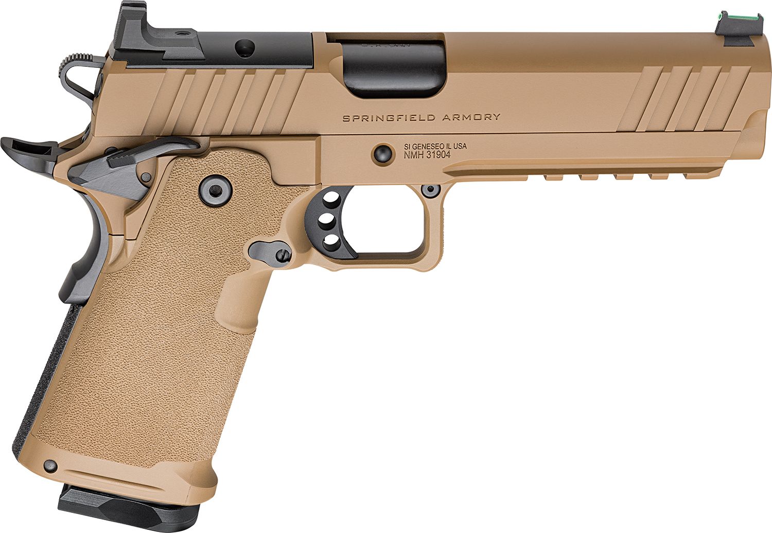 Springfield Prodigy DS Prodigy DS Optic Ready Pistol PH9119AOSCBLC, 9mm Luger, 5in, Polymer, Coyote Brown Cerakote Finish, 10 Rds