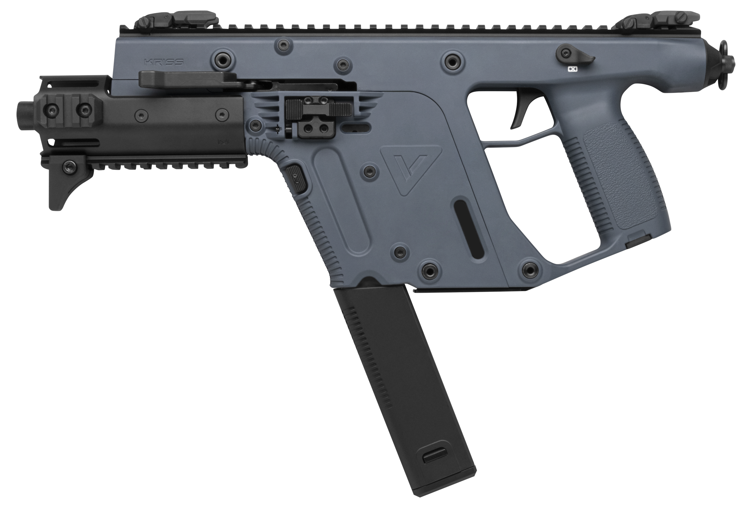Kriss USA Vector SDP Enhanced Pistol KV45-PCG30, 45 ACP, 6.5in, Combat Grey Polymer, 30 Rds