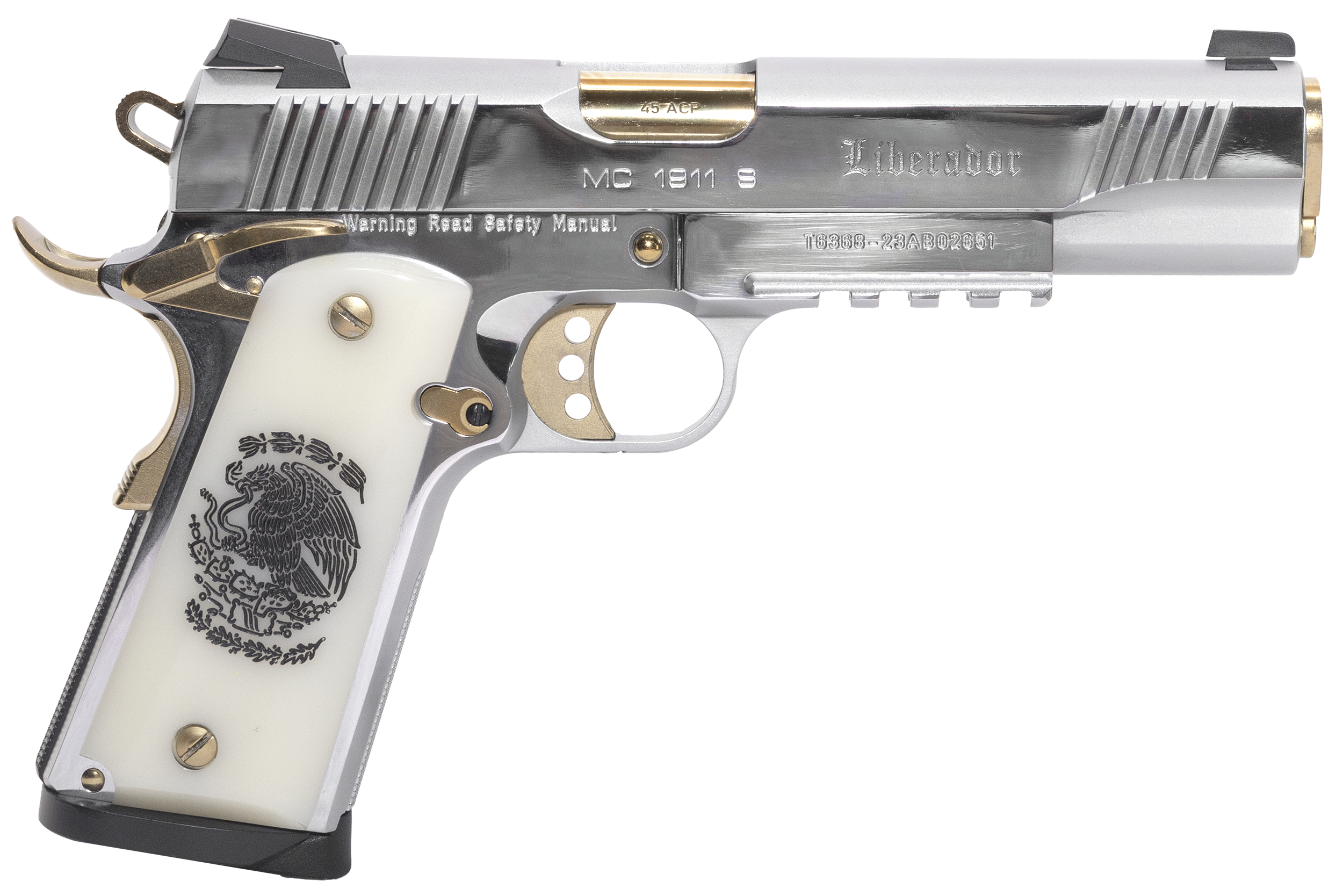 EAA Regard Liberador II Pistol 391053, 9mm Luger, 5in, Pearl Like