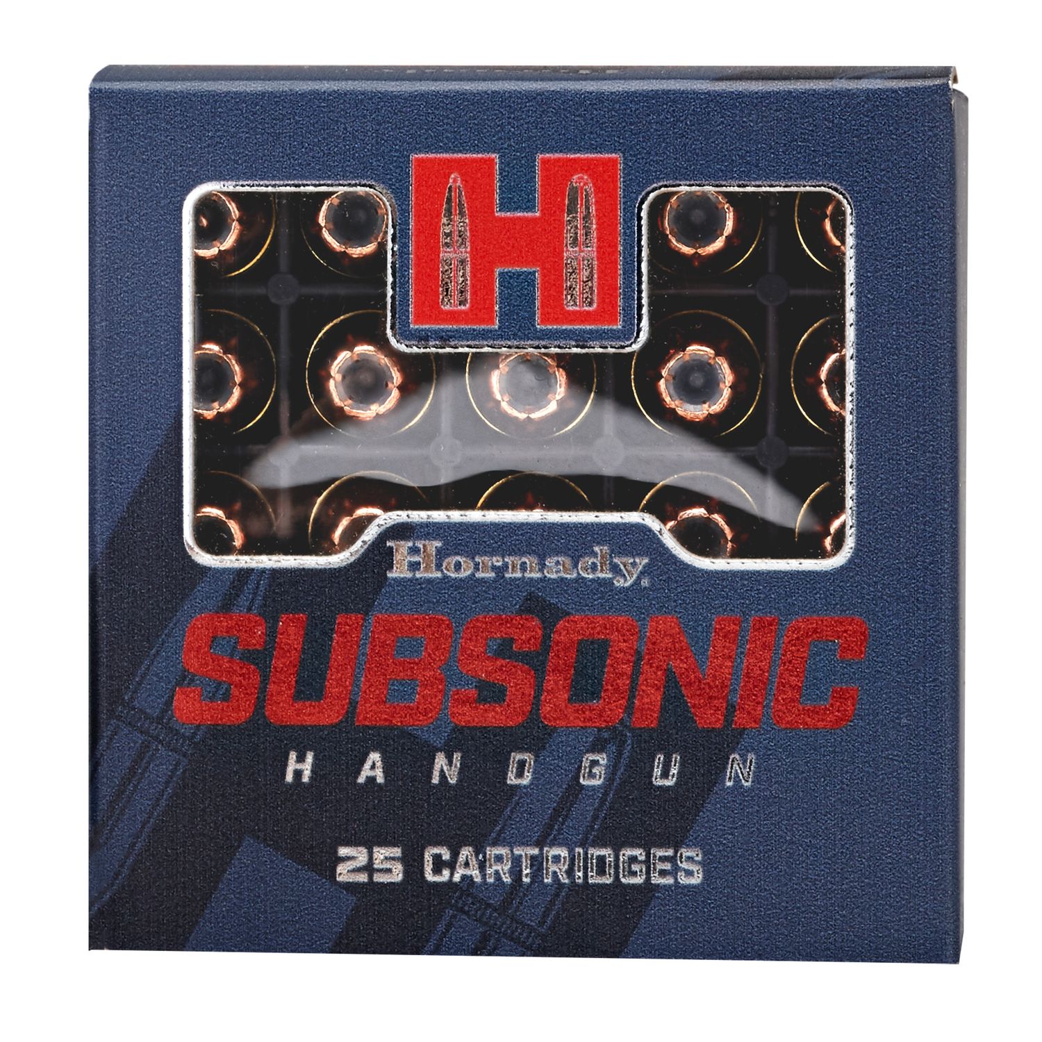 Hornady Subsonic Handgun Ammunition 90287, 9mm, XTP, 147 GR, 975 fps, 20 Rd/bx
