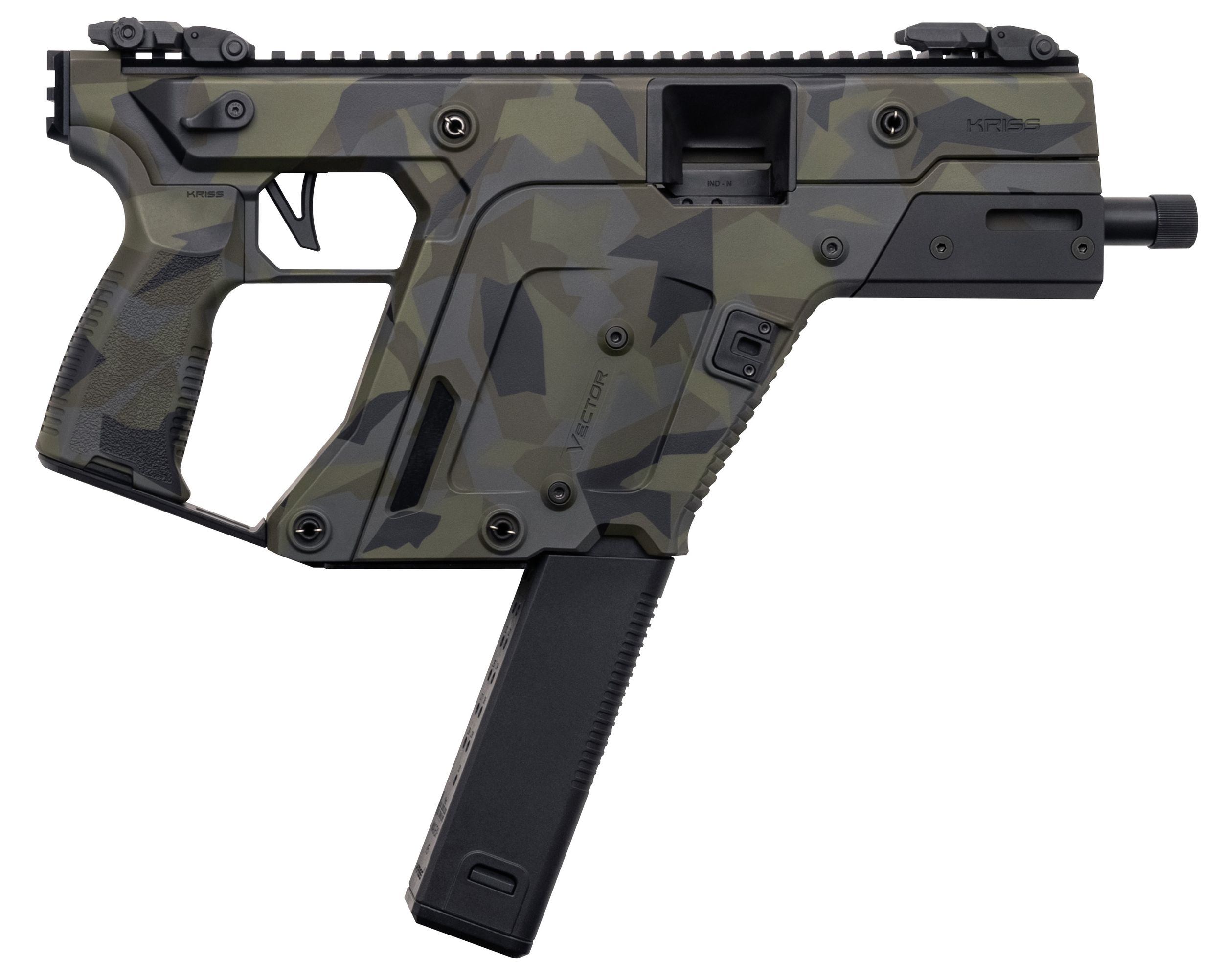 Kriss USA Vector SDP G3 Pistol KV45-3PWD00, 45 ACP, 5.5in, Black Polymer, 30 Rds