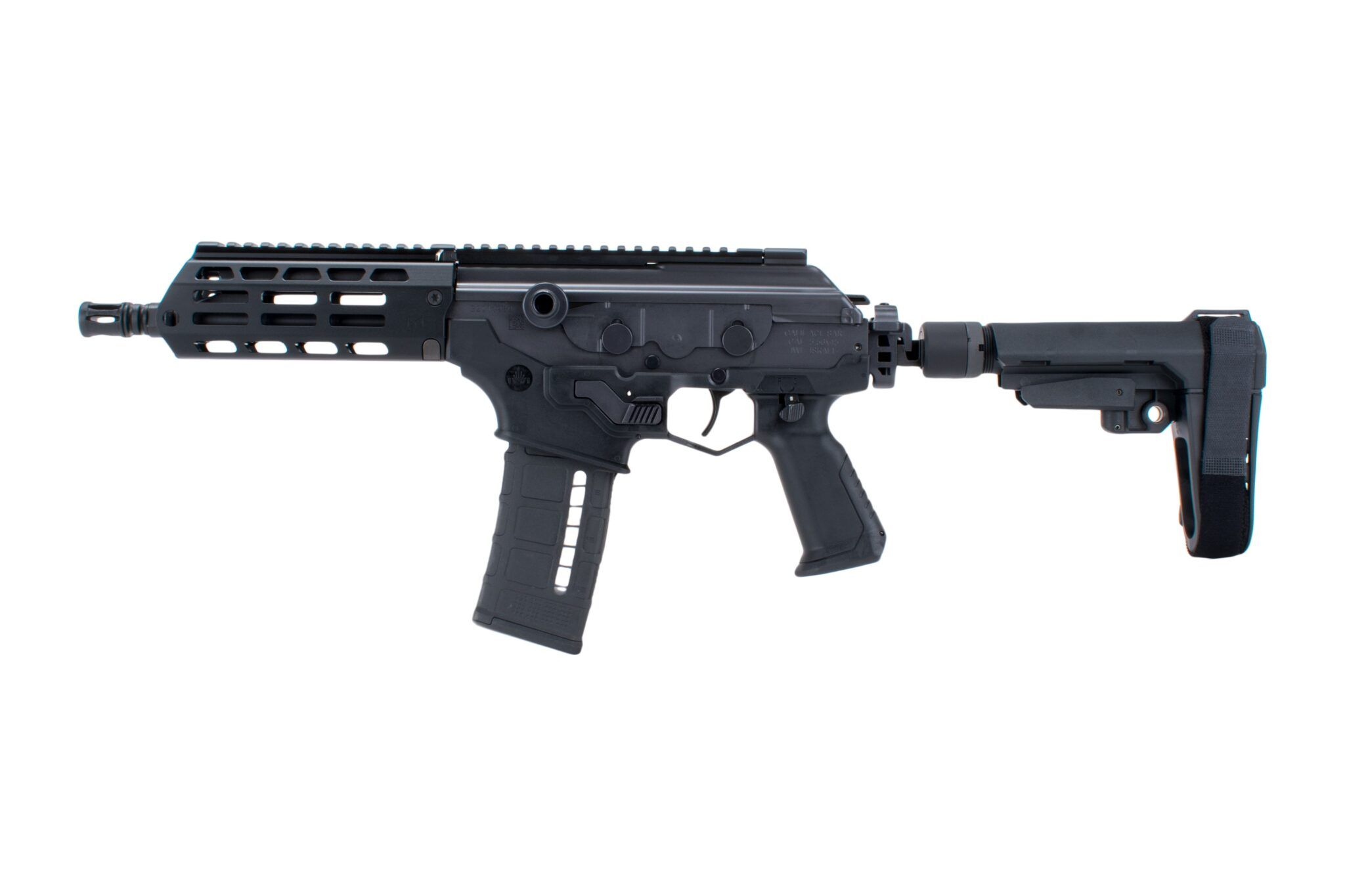 IWI Galil Ace SAP Pistol GAP26, 5.56 NATO, 8.3in, Side-Folding Pistil Brace, 30 Rds