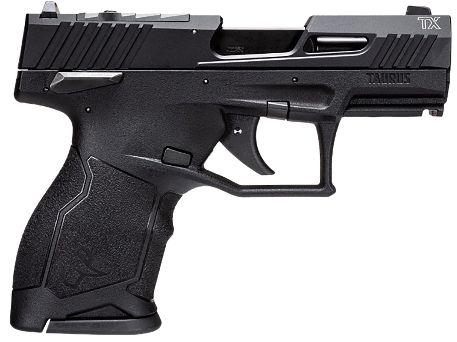 Taurus TX22C Optic Ready Pistol 1-TX22331-10, 22 LR, 3.60in, Rubber Grips, Black Finish, 10 Rds