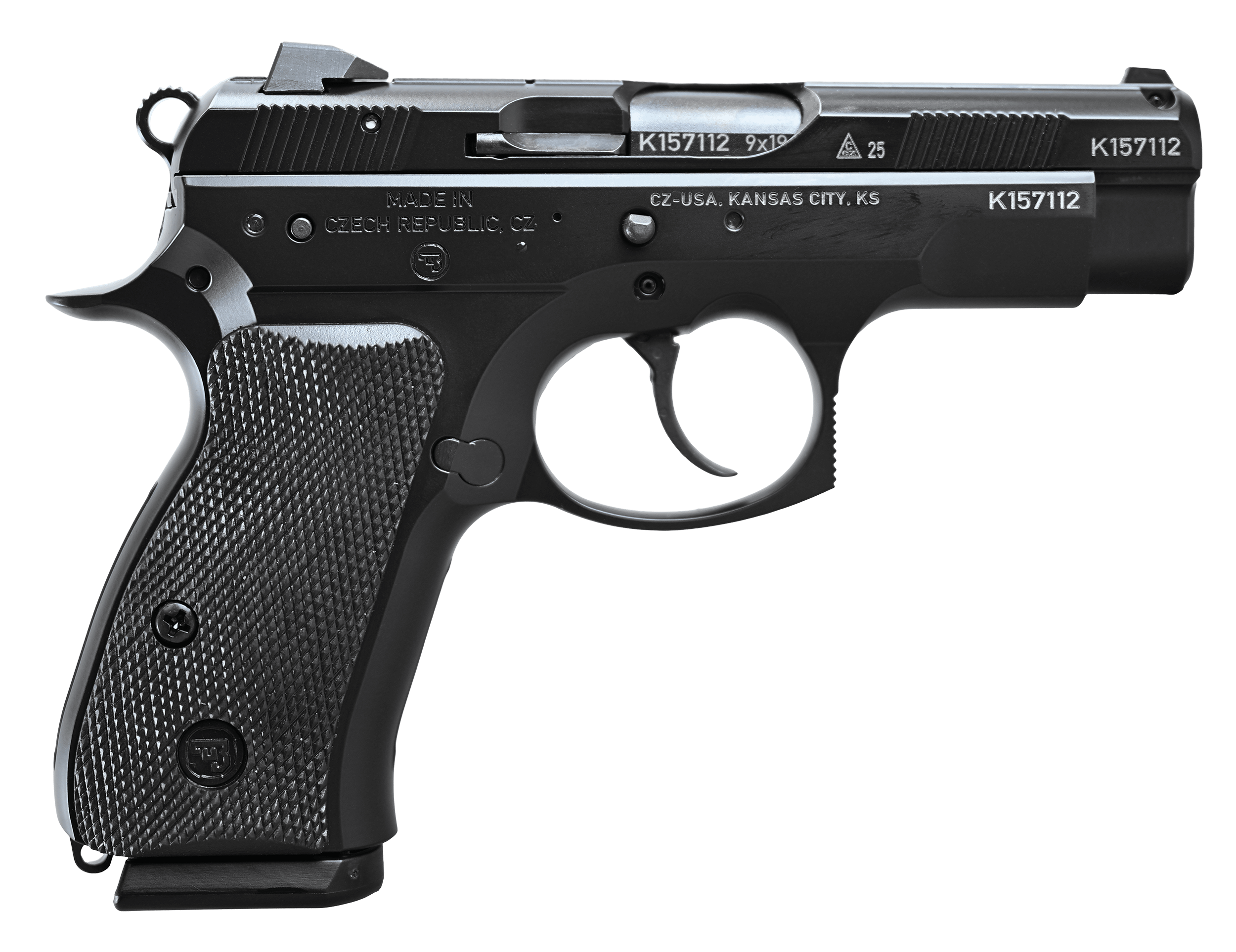 CZ 75 D Compact 50th Anniversary Elite Pistol 91209, 9mm, 3.75