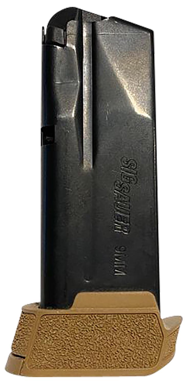 Sig Sauer P365 9mm 12 Round Black Replacement Magazine, Coyote Tan (MAG365912COY)