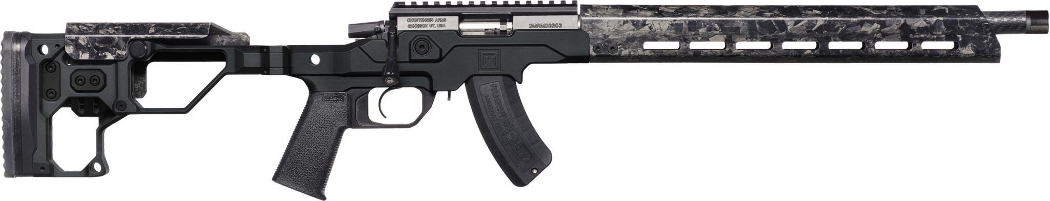 Christensen MPR Rimfire Rifle 801-12021-02, 22 WMR, 20", Tactical Stock w/Carbon Fiber Handguard, 9 Rds