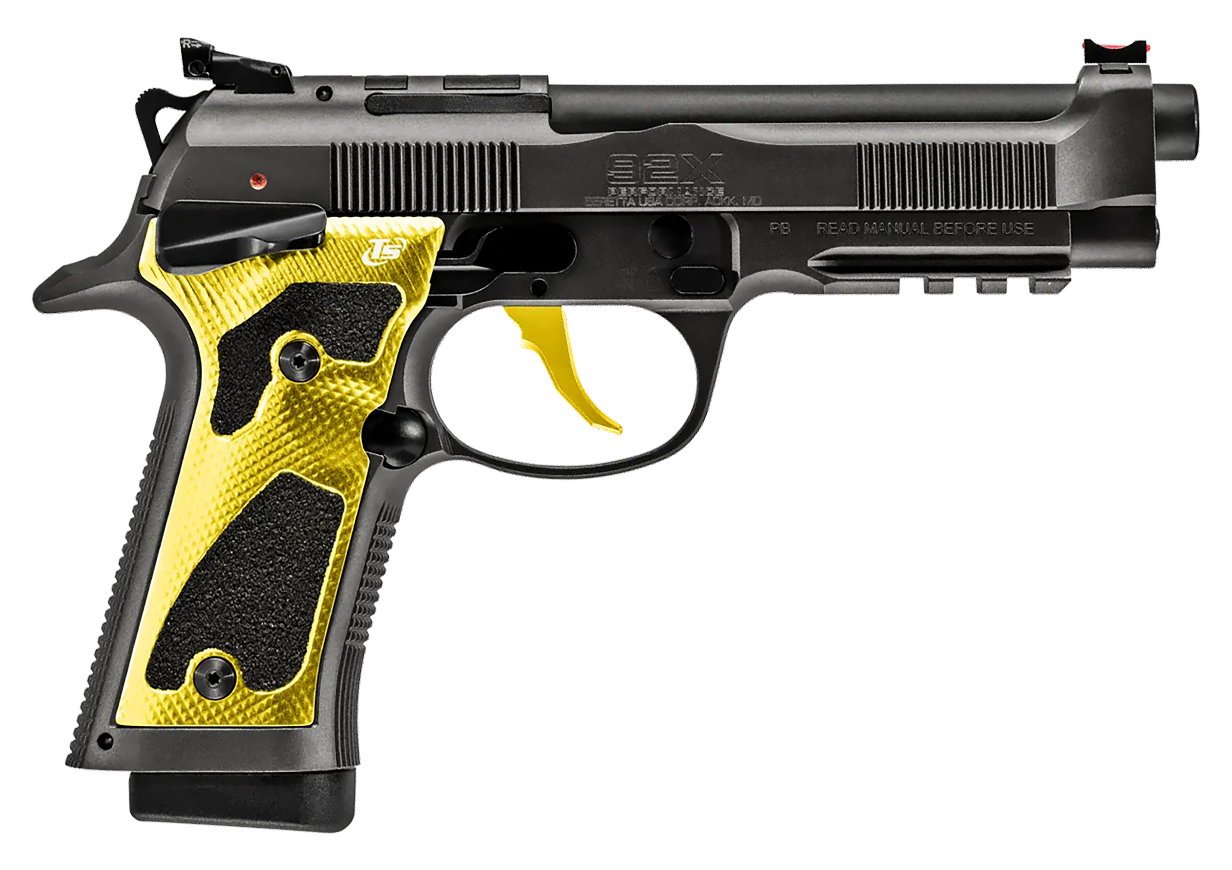 Beretta 92X Performance Series Solar Flare Pistol J92XPCOYE18, 9mm