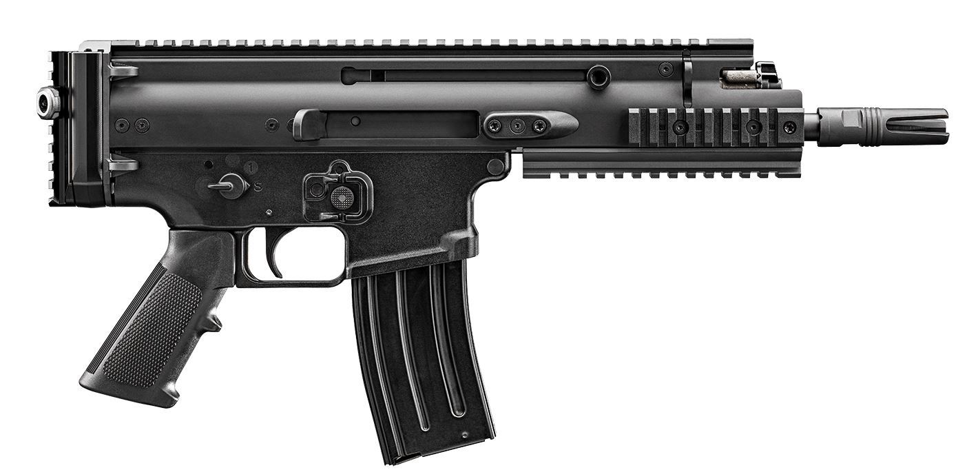 FN Herstal SCAR 15P Pistol 38-101240, 223 Rem, 7.5in, Black Furniture Grips, 30 Rds