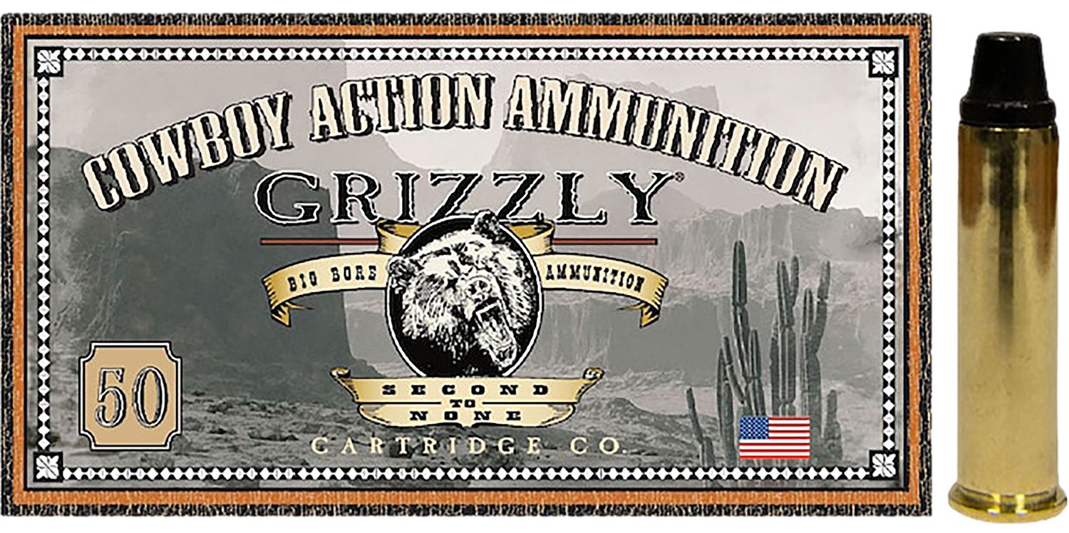 Grizzly Ammunition Cowboy Action Pistol Ammunition GC357M2, 357 Mag, Semi Wad-Cutter, 158  GR, 1000  fps, 50 Rd/bx