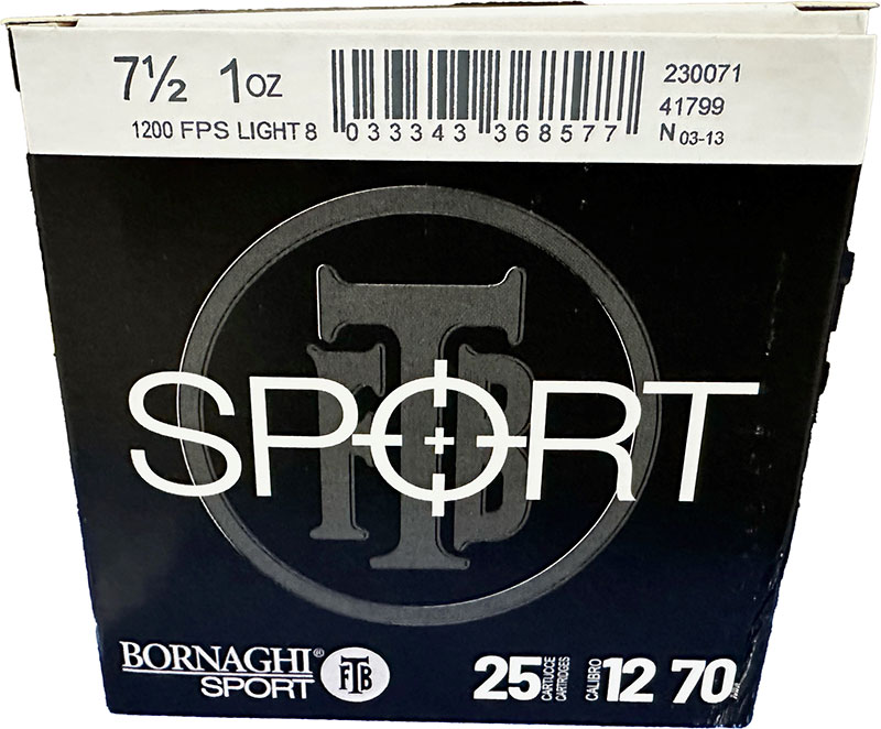 Bornaghi Sport Target Loads T1SPORTLIGHT2875, 12 Gauge, 2-3/4
