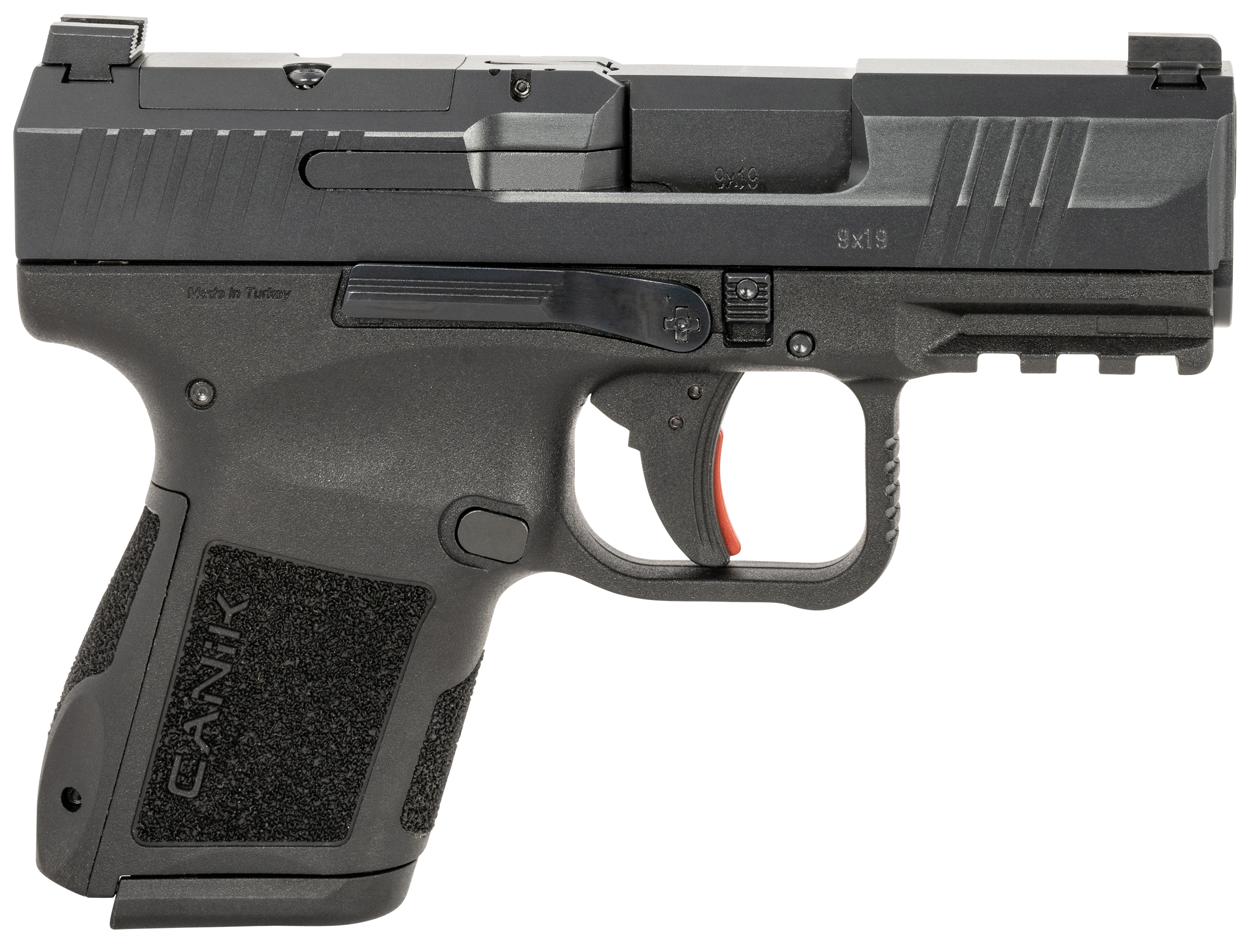 Canik MC9 9mm Optic-Ready Pistol, Black, 15-Round - Ables