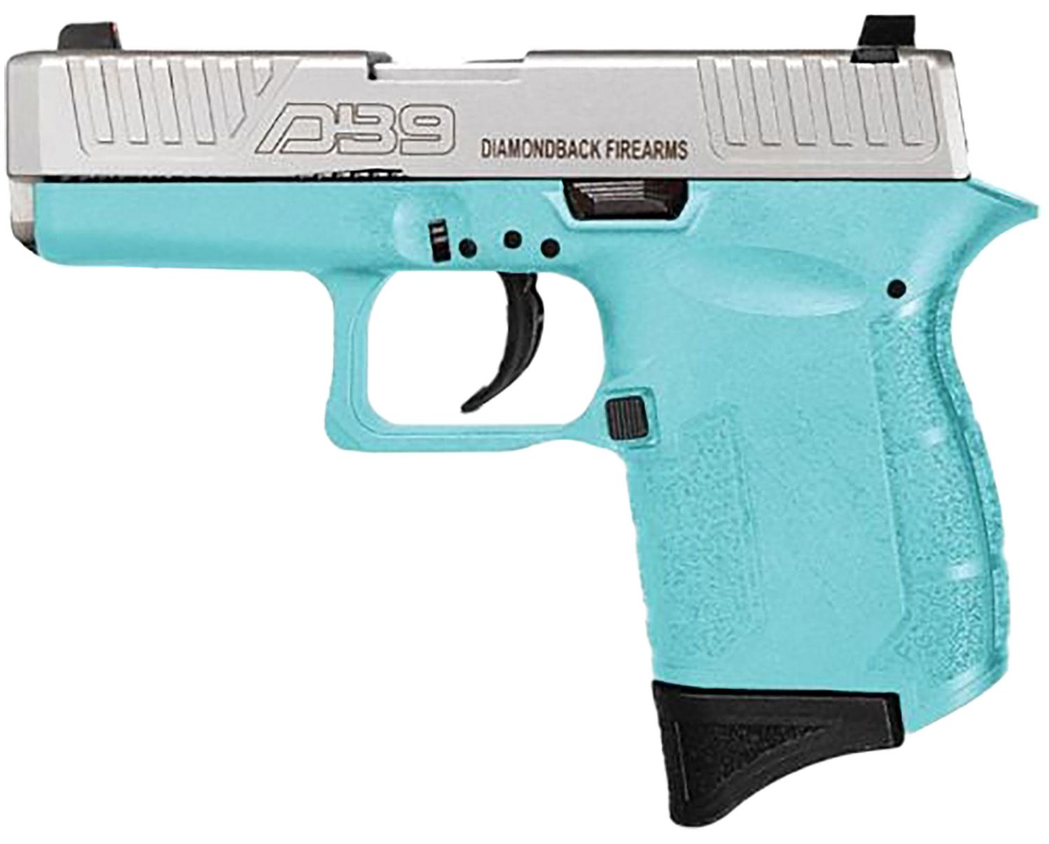 Diamondback DB9 Gen4 Pistol DB0200P091, 9mm Luger, 3.10in, Mint Polymer Frame & Grips, Mint Finish, 6 Rds