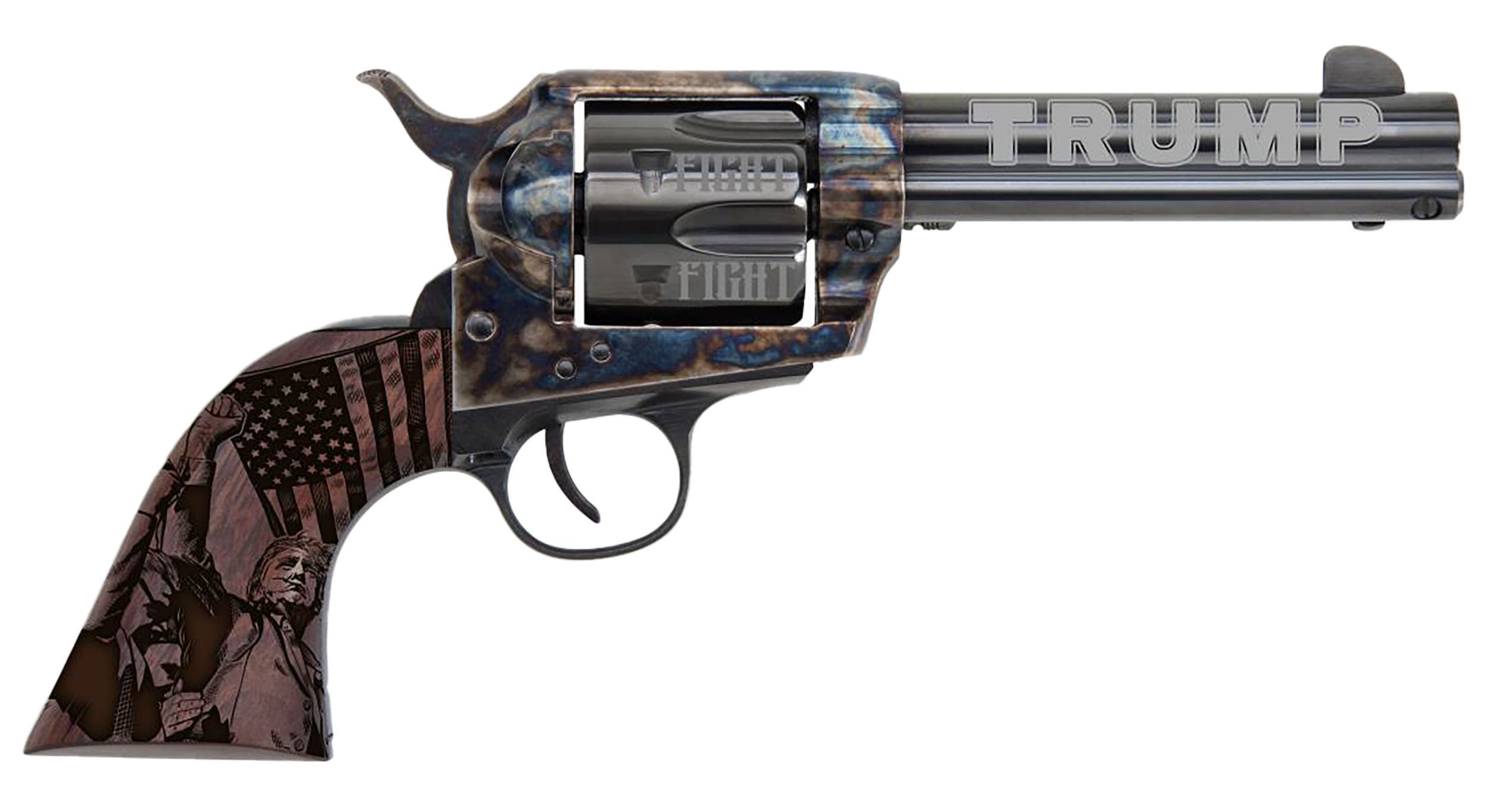 トランプ RT-184194 Traditions 1873 Trump-Fight Revolver SAT73002FT, 45 Long Colt