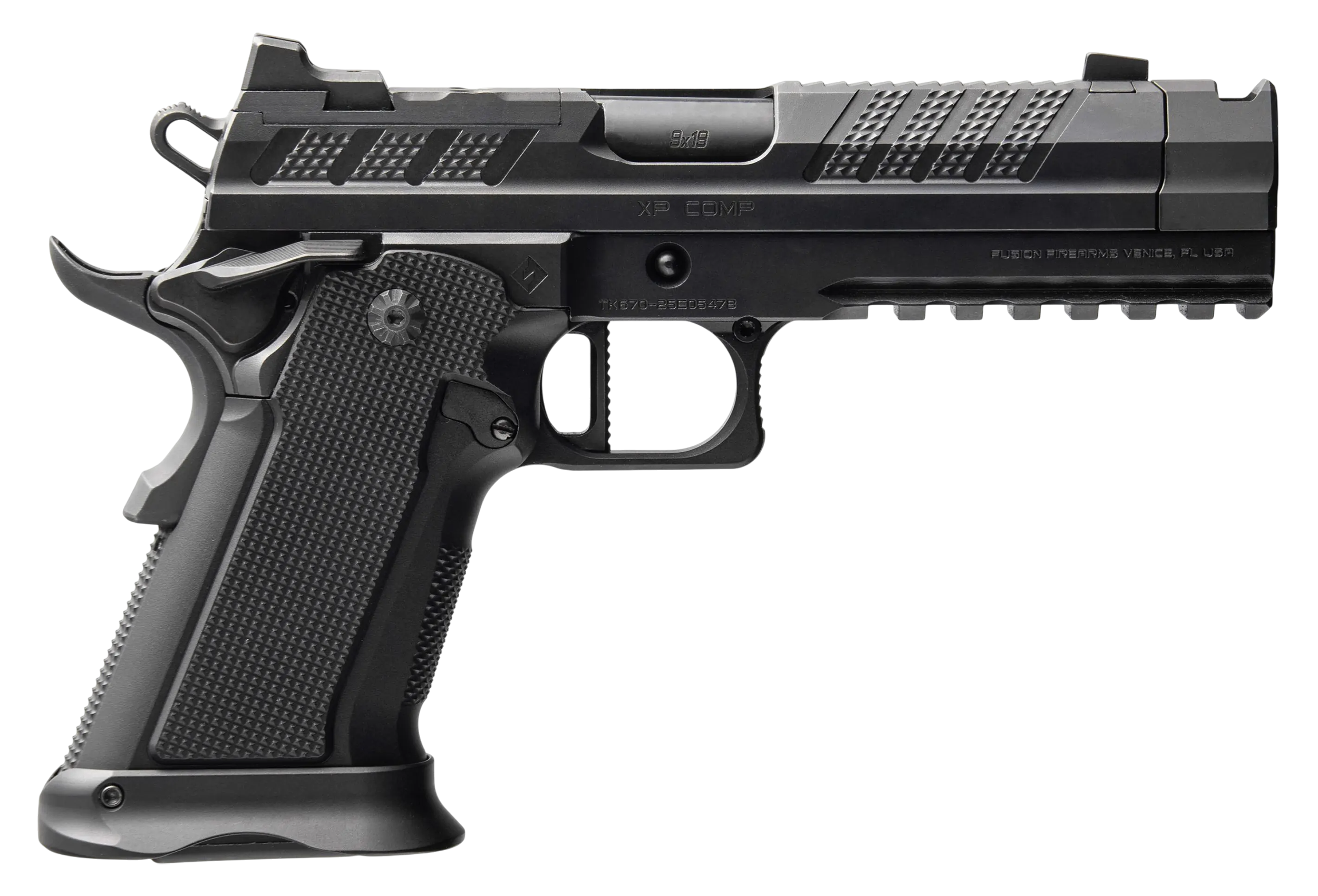 Fusion XP Pro Comp Optic Ready Pistol XPCOMP9BLK10, 9mm Luger